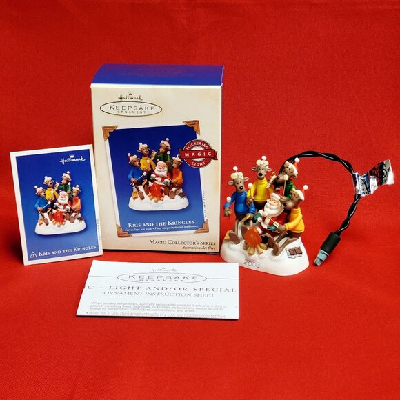 Hallmark Kris and the Kringles Magic Collectors Series Flickering Magic Light 20 - Picture 1 of 13